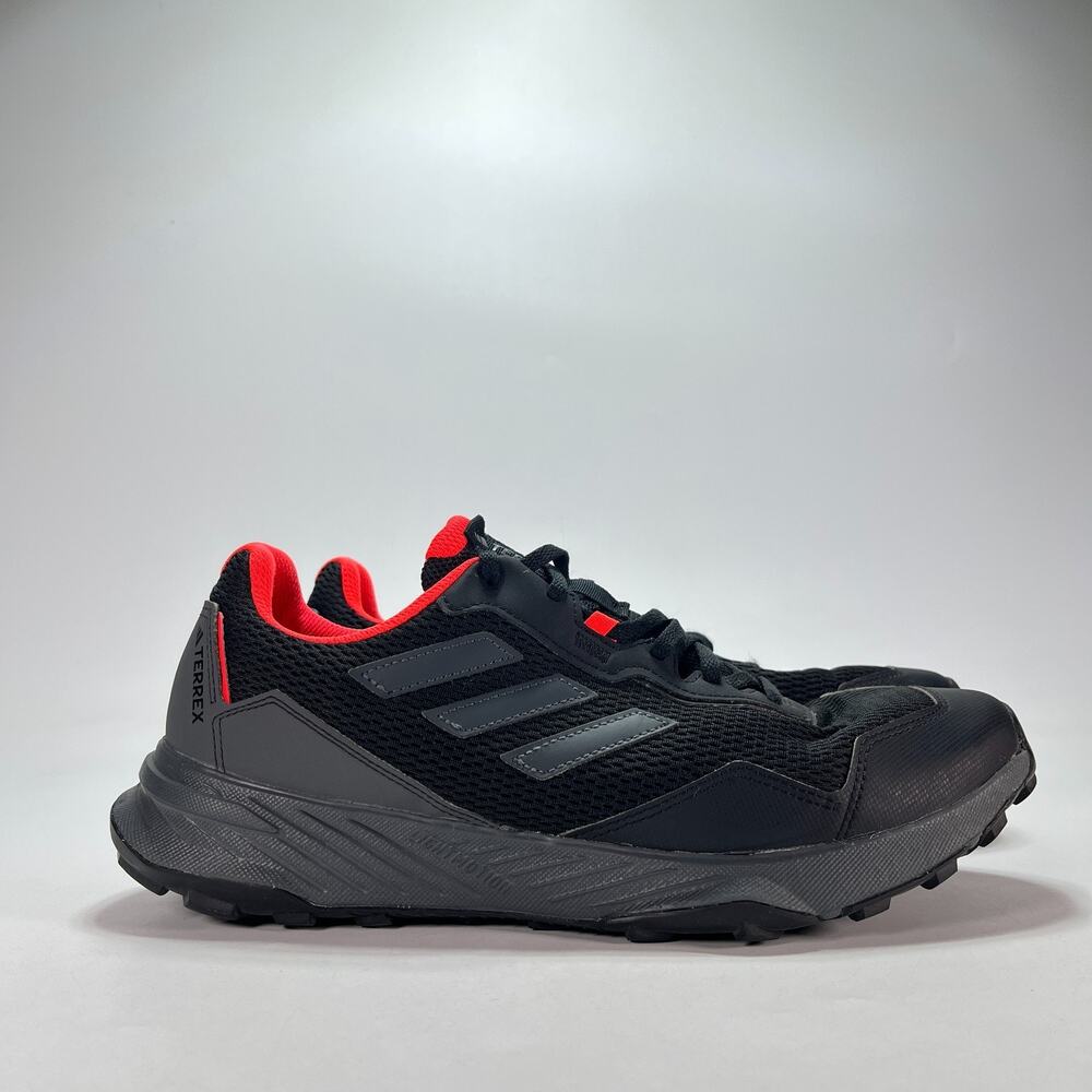 adidas Terrex Tracefinder Black Solar Red Trail Running Shoes IE5907 Men's Sz 11